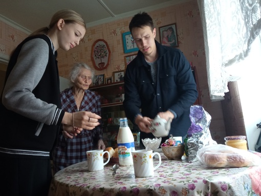 ?Патриотизм в действии? Сегодня молодогвардейцы Елабужского Колледжа культуры и искусств навестили ветерана…