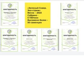 Итоги полугодия — 2023. Проект «Зеленый сквер. Эко-стриж». Напомним, что проект существует несколько лет…